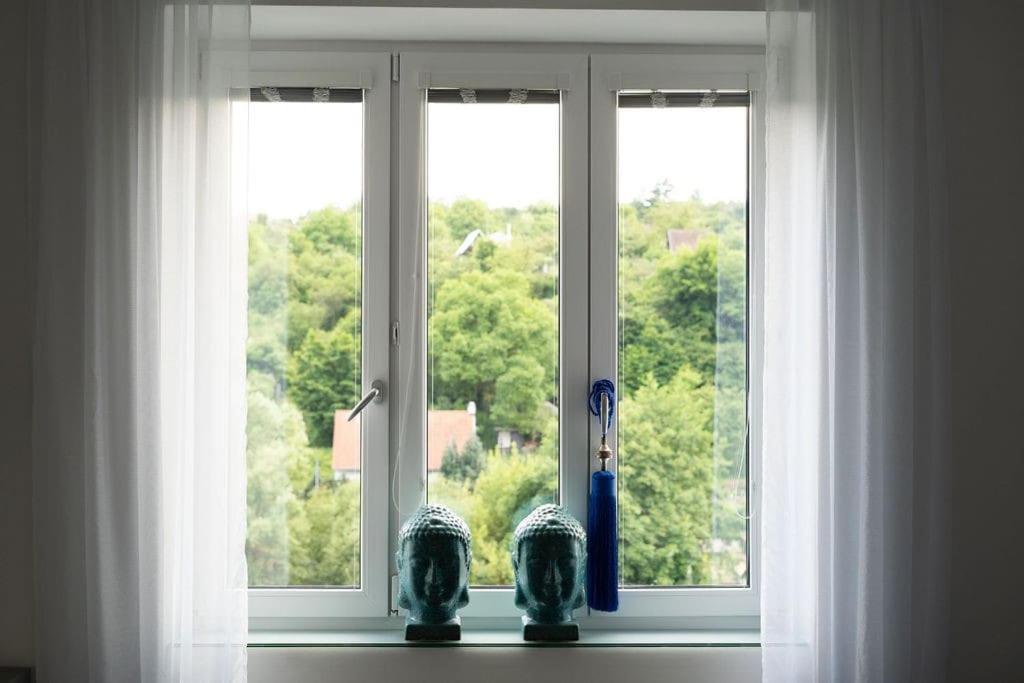 Ruhige Unterkunft Mit Einer Schoenen Aussicht Apartment Зноймо Екстериор снимка